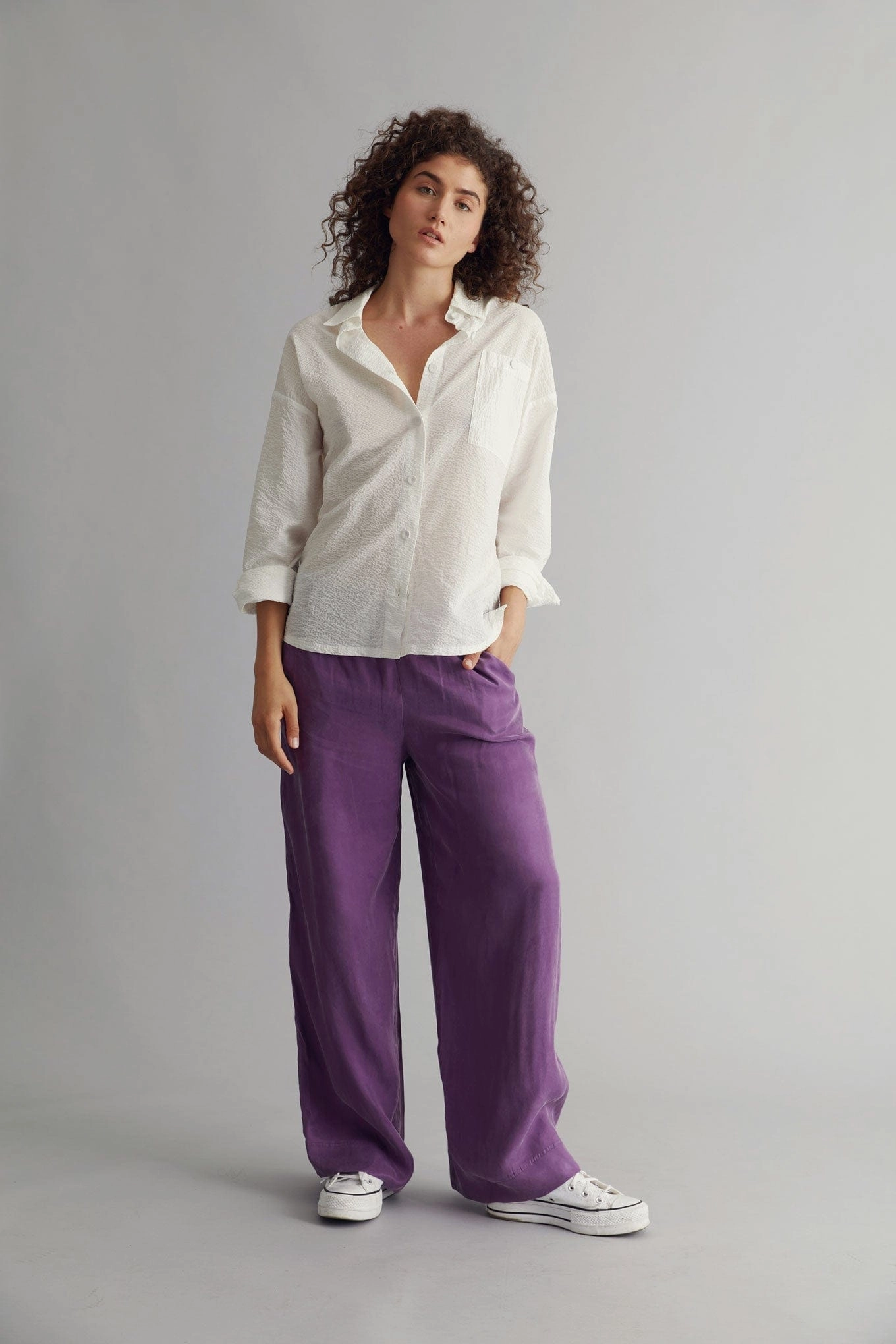 Hanako Organic Cotton Shirt | White