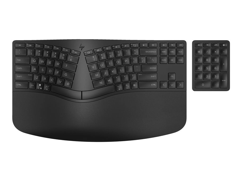 HP 965 - Keyboard and keypad set - compact size, 2-zone layout, separate numpad, low profile key travel, multi-device - wireless 7E756AA#ABA