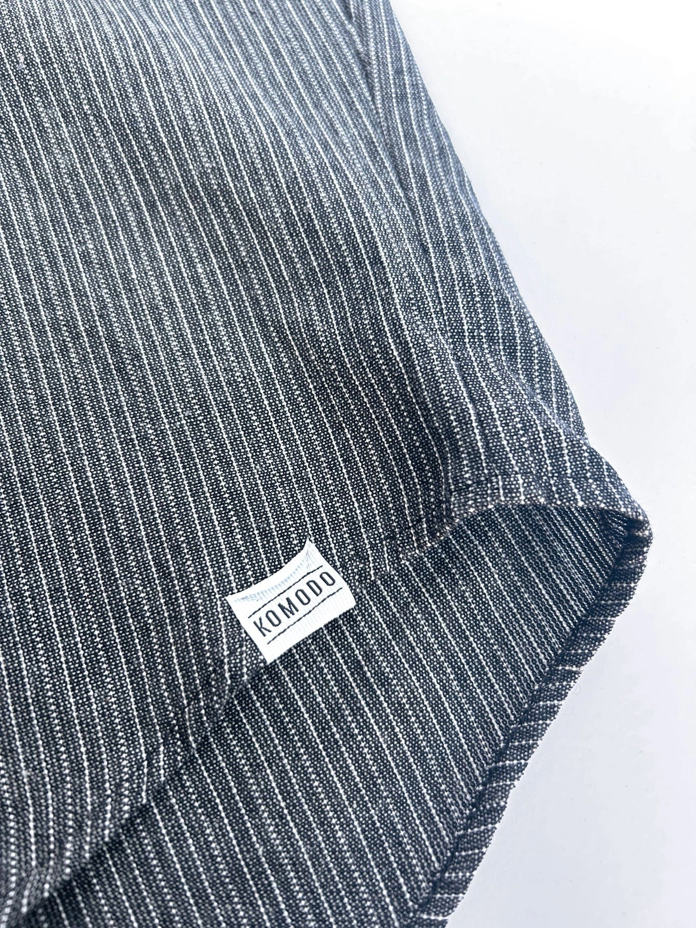 Jude Men's Organic Cotton Shirt | Monochrome Stripe