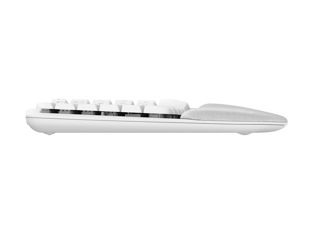Logitech Ergo Series Wave Keys for Mac - Keyboard - wireless - Bluetooth LE - QWERTY - US - off-white 920-012402