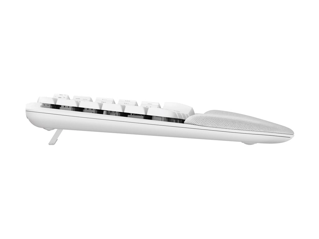 Logitech Ergo Series Wave Keys for Mac - Keyboard - wireless - Bluetooth LE - QWERTY - US - off-white 920-012402
