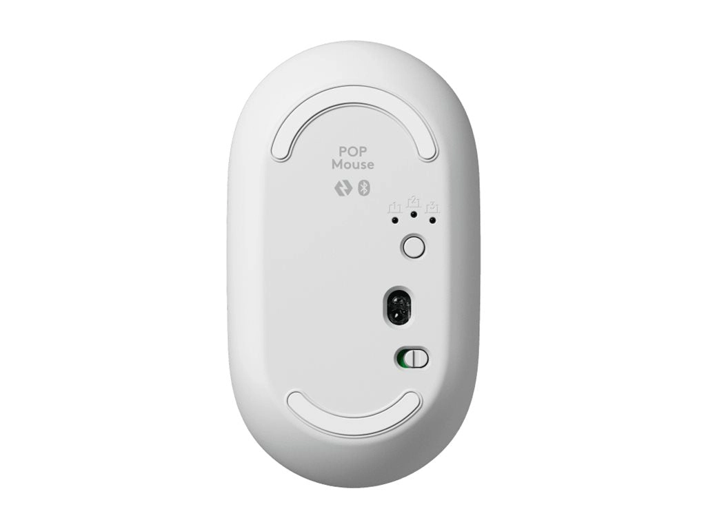Logitech POP Icon Combo - Keyboard and mouse set - wireless - Bluetooth LE - QWERTY - English - off-white, orange 920-013104