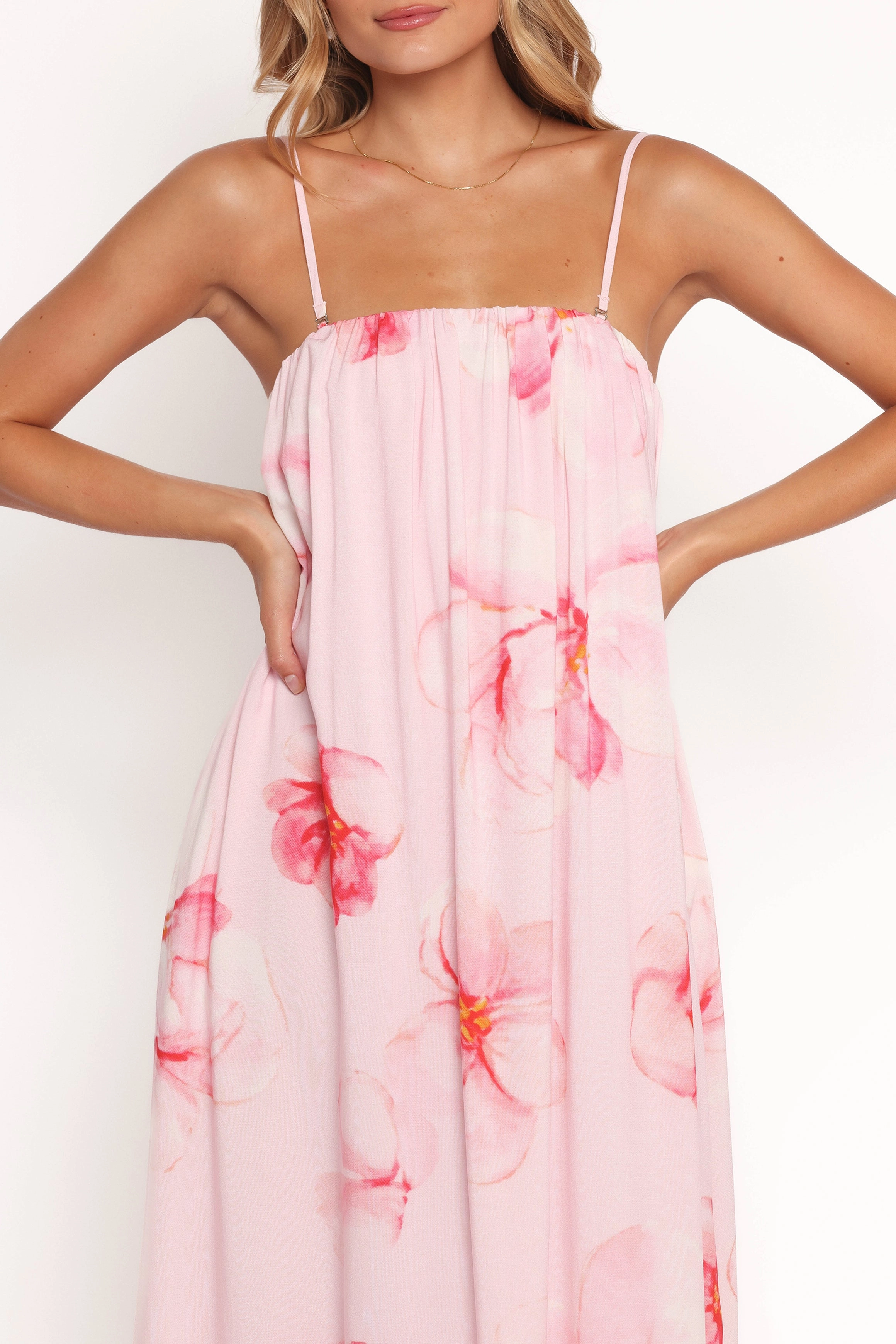 Margherita Maxi Dress - Pink Floral