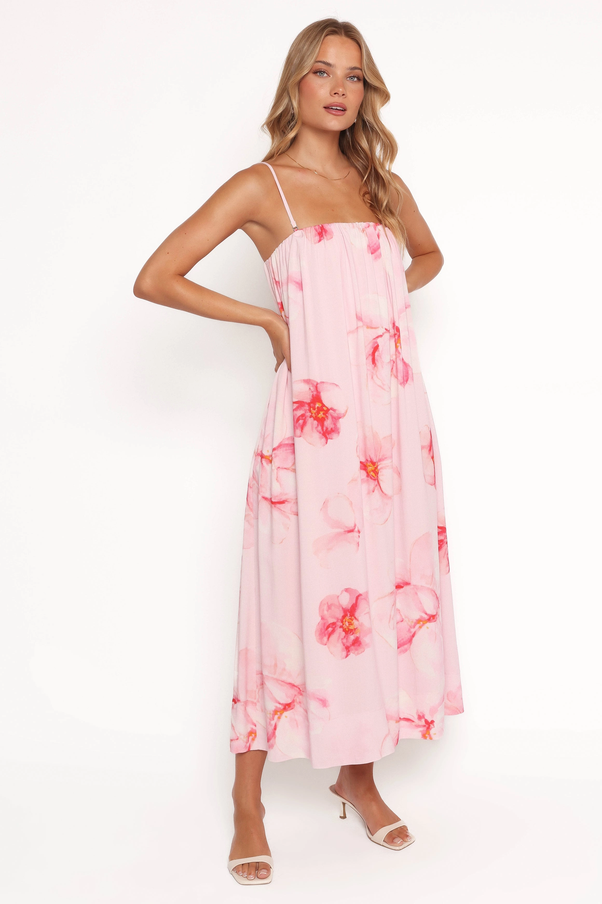 Margherita Maxi Dress - Pink Floral