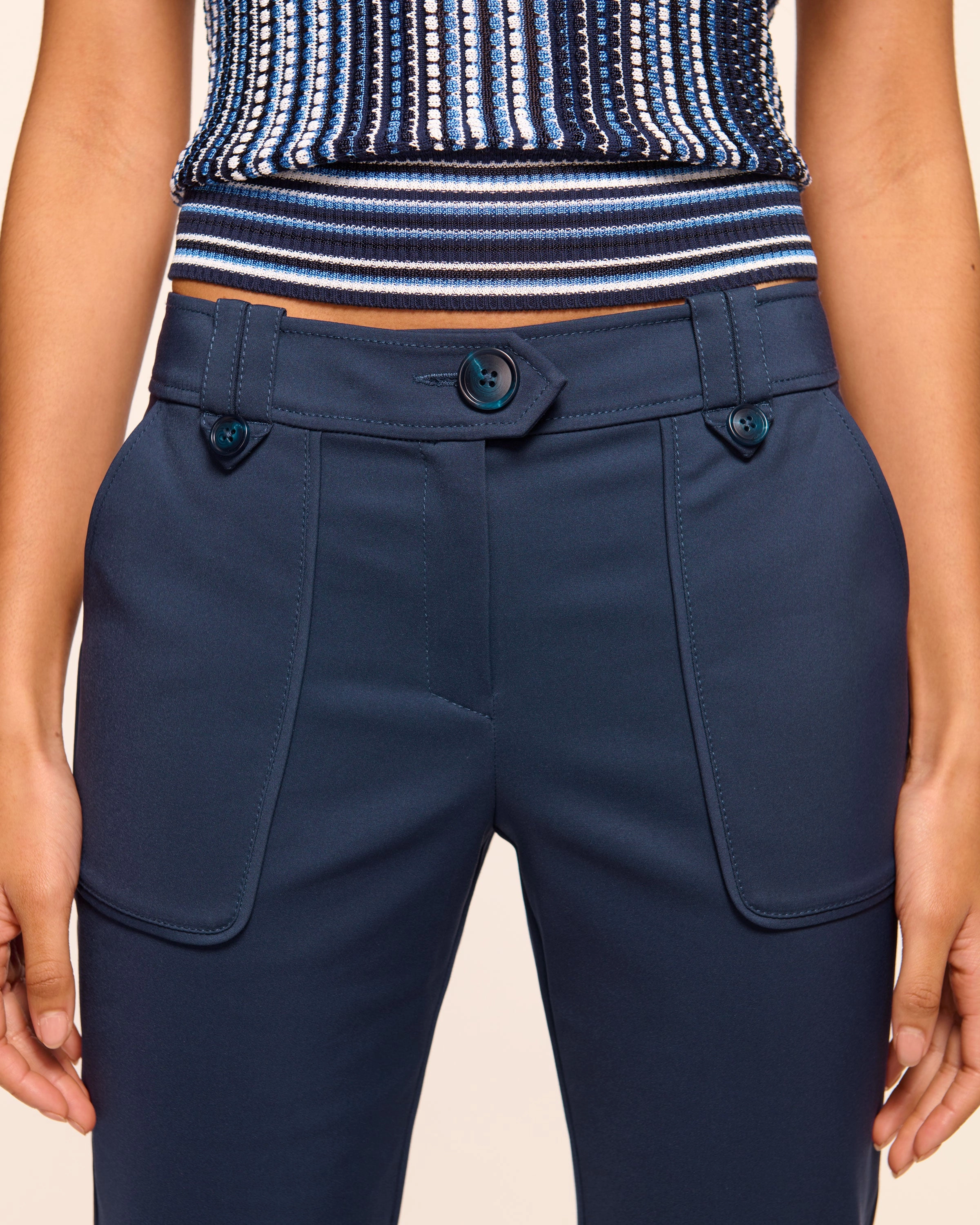 Marit Stretch Cotton Pant