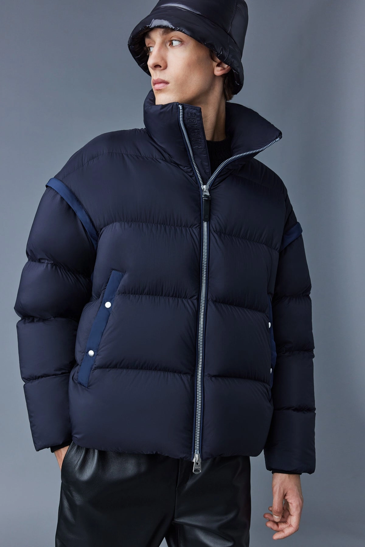 Men's CASIUS 4-in-1 Matte Light Down Navy