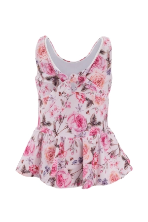 Mini Lola Swim Dress in Ballerina Pink Floral