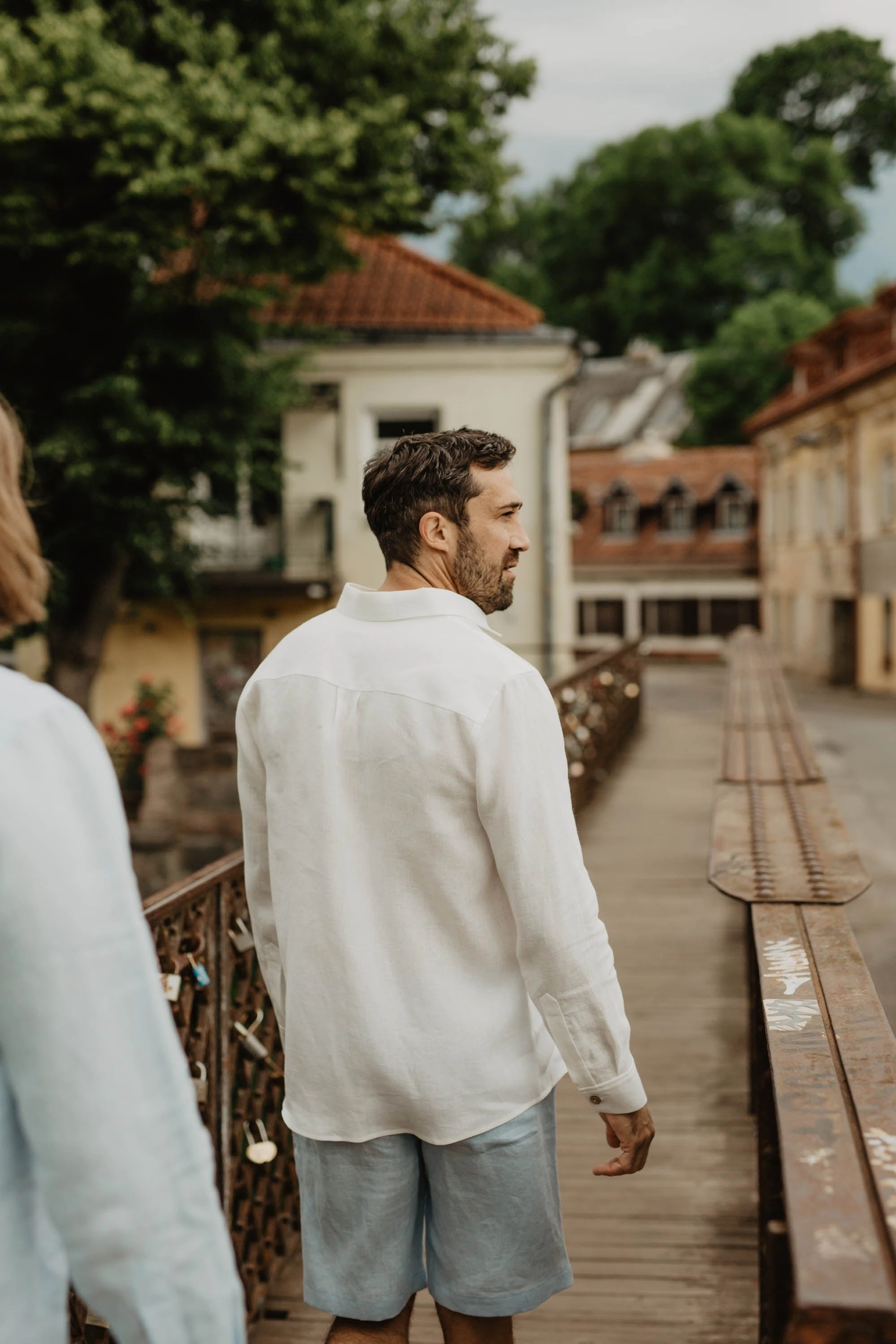 Naglis Men's Linen Long Sleeve Shirt | Multiple Colours