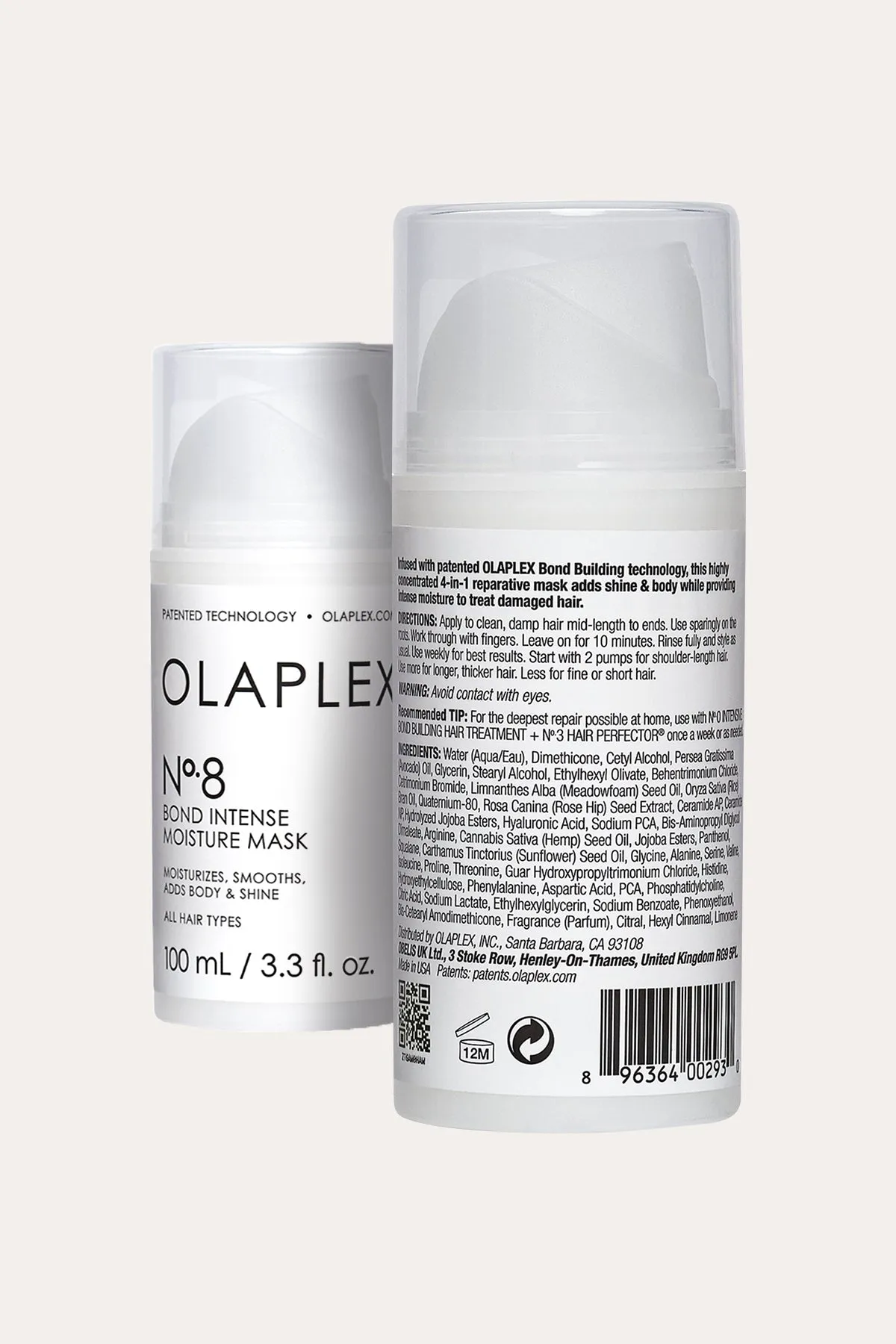 OLAPLEX NO8 BOND INTENSE MOISTURE MASK 3.3oz