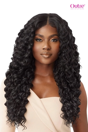 OUTRE BATIK DEEP (18" 20" 22"   4x4 HD LACE CLOSURE)
