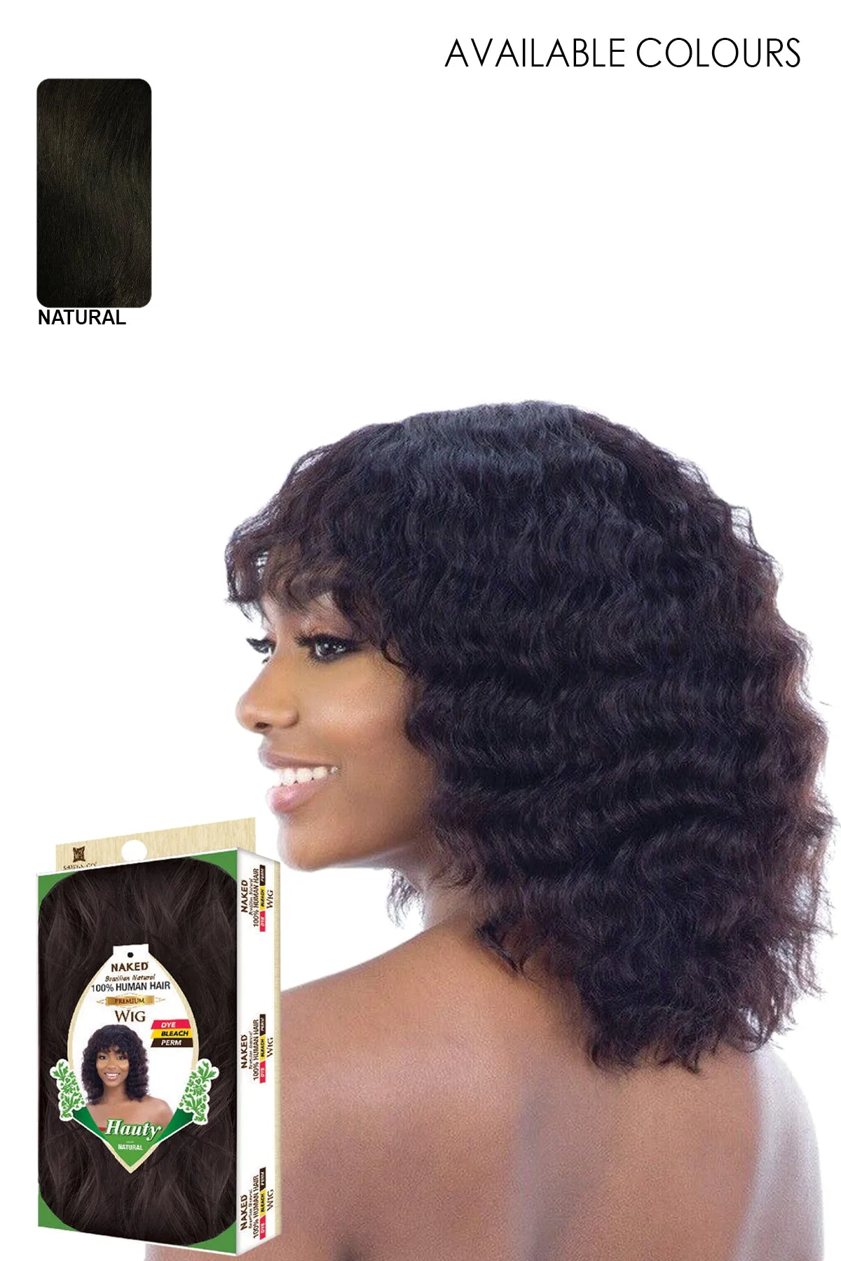 SHAKE N GO NAKED BRAZILIAN NATURAL 100% HUMAN HAIR WIG HAUTY