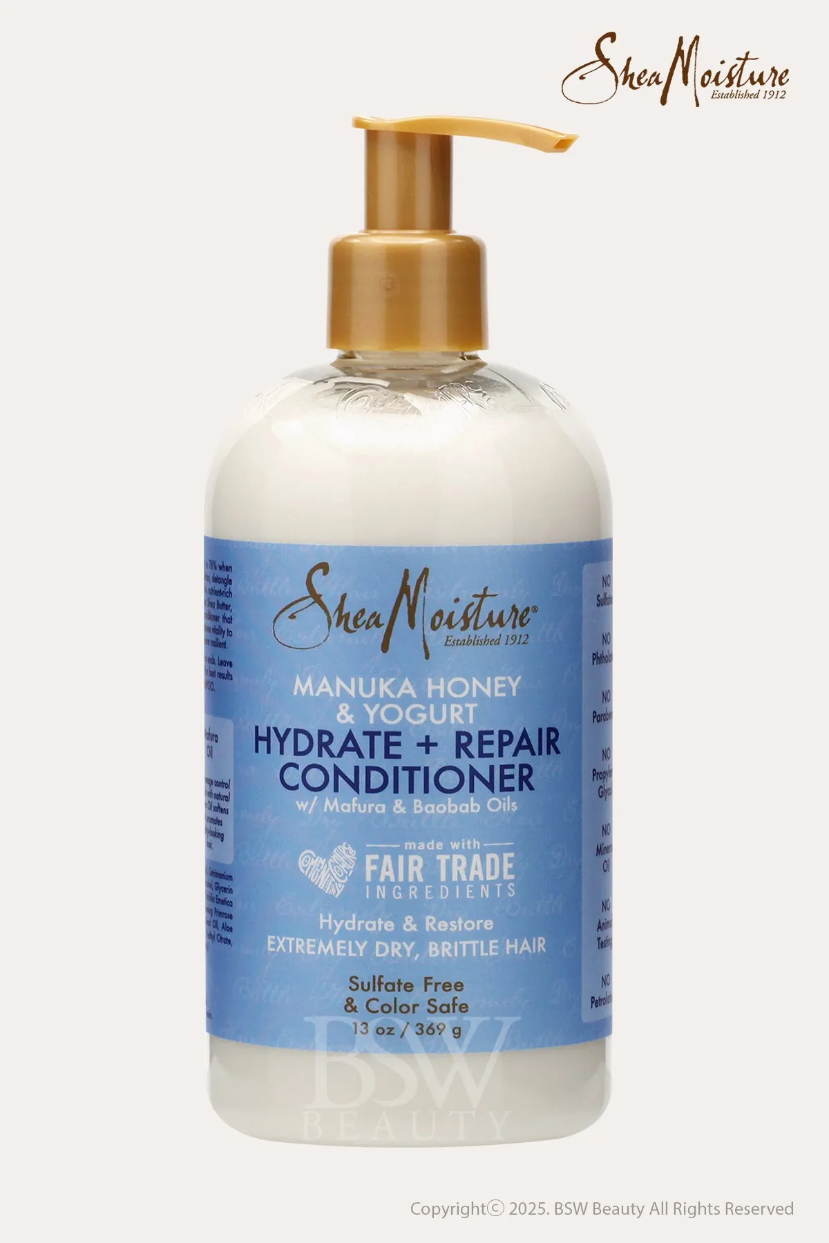 SHEA MOISTURE MANUKA HONEY&YOGURT HYDRATE   REPAIR CONDITIONER 13oz