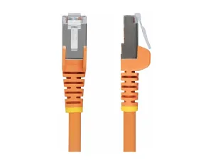 StarTech.com 10ft Orange CAT6a Ethernet Cable, Snagless, S/FTP, 10G, LSZH - Patch cable - RJ-45 (M) to RJ-45 (M) - 10 ft - 0.2 NLOR-10F-CAT6A-PATCH