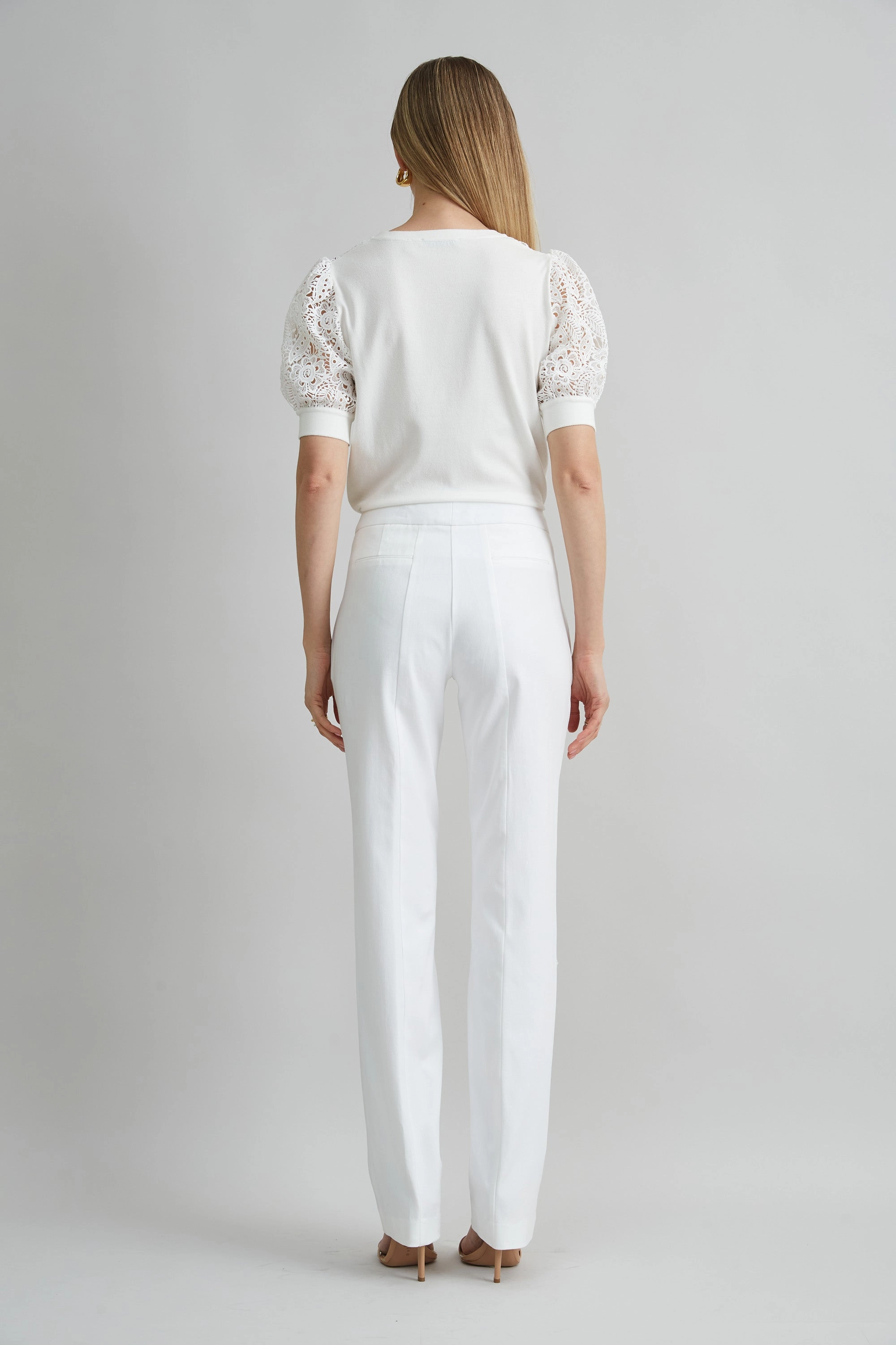 Straight Leg Stretch Cotton Pant
