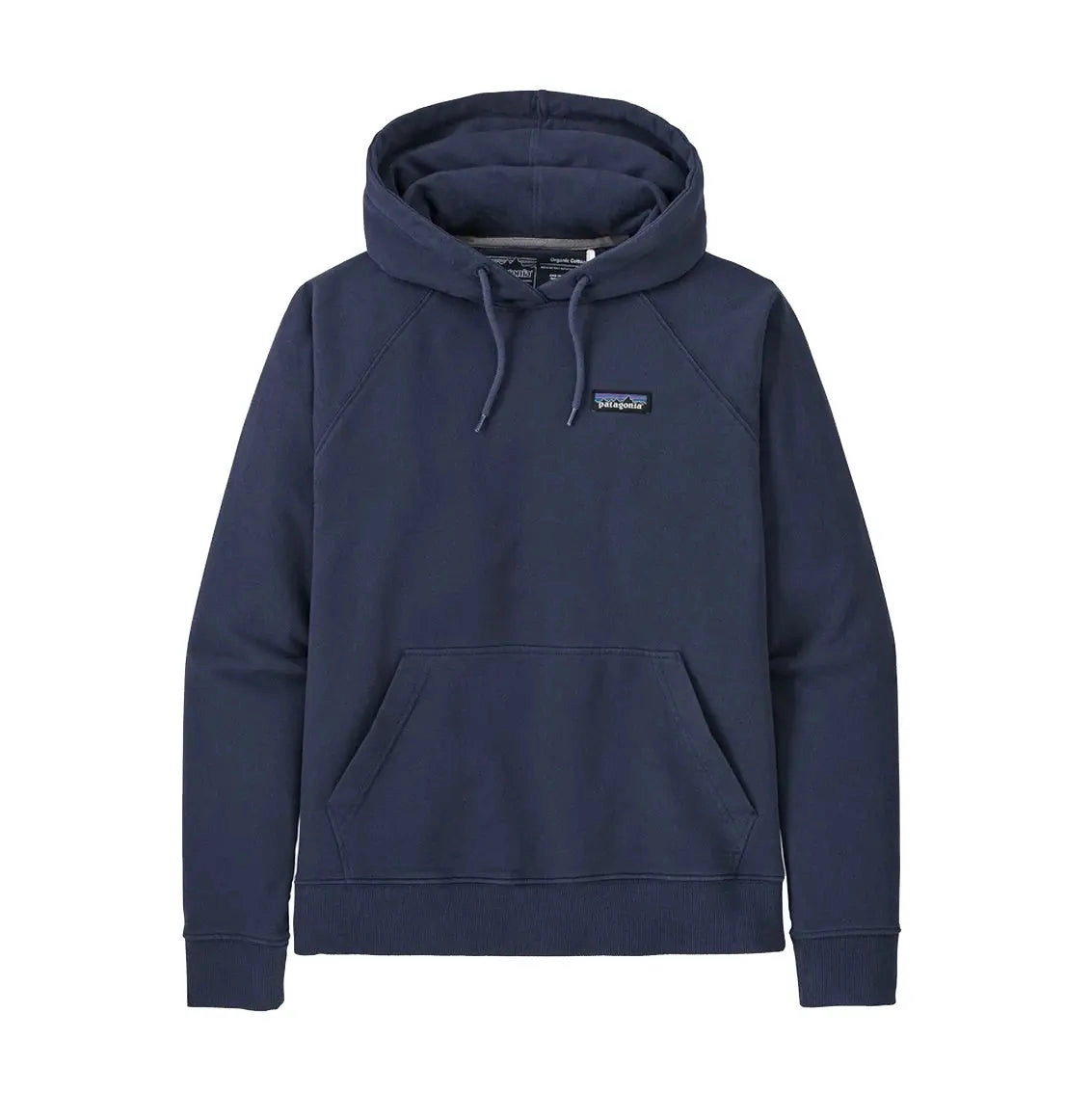 Womens Patagonia P-6 Label Organic Hoodie - Navy