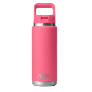 YETI Rambler 26 oz Straw Bottle Tropical Pink